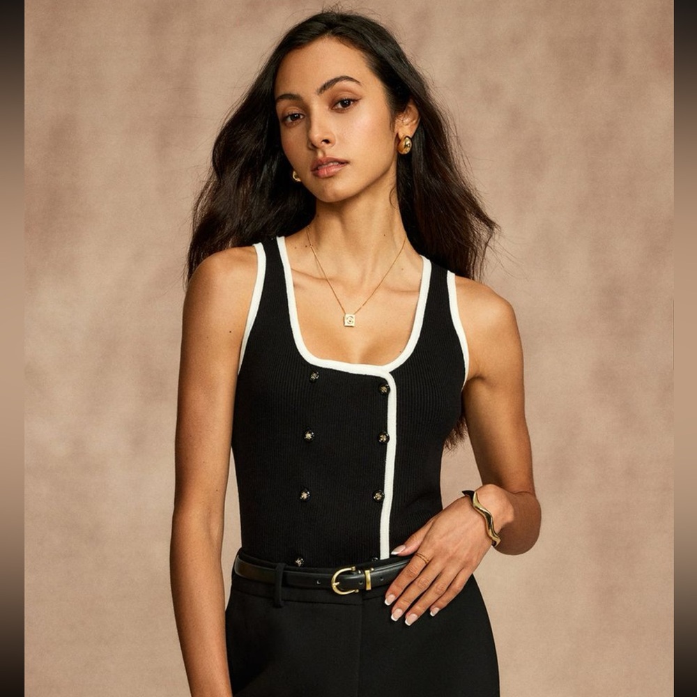 Commense Knit Sweater Vest